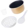 Oxxggkao Pentole interne di ricambio per cucine elettriche da 3 l, 4 l, 5 l, superfici, conducibilità termica, pentole interne per cuociriso