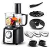 TopStrong, robot da cucina, 800 W, tritatutto, da 2 l, compatto | Con 3 dischi per il taglio a fette, tritatutto, impastatore, frusta