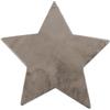 Markotex tappeto arredamento antiscivolo Forma Cuore Orso Farfalla Fiore Stella Nuvola 100x100 (Taupe, Stella)