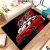 RUILBJM Tappeti da Gioco per Camerette Ragazzi,3D Fashion Racing Car Artwork Tappeto Soggiorno Camera da Letto Tappetino per Divano Pavimento,Racecar Antiscivolo Decorazione Rugs (Red,100x120 cm)