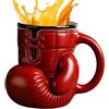 Generic Da Caffè Pugilato Contenitore D'Acqua Centrotavola Riutilizzabile E | Caffè Contenitore D'Acqua per Soggiorno Camera da Studio Ufficio Compleanno Natale Uomini Donne