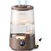Homvana Umidificatore per camera da letto, 3,6 l, 360° Cool Mist 34H, durevole, silenzioso, 16 dB (SilentSpary Tech), piccolo, cameretta dei bambini, senza BPA, diffusore di aromi per piante, luce