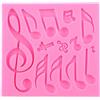 Joyance Stampo in silicone per note musicali,Multi Musica Note Pizzo Silicone Stampo Stampos per Cioccolato, Stampos per Fondente Matte Cake Decorazione Strumento per chitarra, per decorare torte