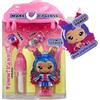 Yummiland Lip Gloss Doll - Roxie Crystal Candy - Include Kit di Lucidalabbra Fai da te, Età 4+