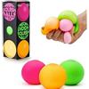 SCRUNCHEMS Tobar Neon Diddy Squish Ball Tactile Fidget Toys (confezione da 3), disegni e colori assortiti 39999
