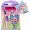 Yummiland Lip Gloss Doll - Britney Boba - Include Kit di Lucidalabbra Fai-da-te, Adatto per bambini Età 4+
