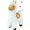 Jemini 023782 Lola Le Lama Peluche +/-26 cm Musicale e Luminoso, Bianco