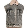VICOLO - Giubbotto jeans - Sabbia