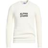 ALPHA STUDIO - Pullover - Avorio