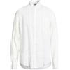 GRIFONI - Camicia in lino - Bianco