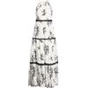 KAOS JEANS - Vestito lungo - Bianco