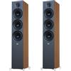 Elac Debut 3.0 F6.3 noce diffusori da pavimento 3 vie nuovi garanzia italia