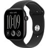 Apple Watch Series 12 GPS + Cellular 42mm Black Aluminium Case with Black Sport