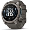 Garmin Fenix 9 - 51 mm, AMOLED Pebble Gray QuickFitÂ®-Silikon-Armband