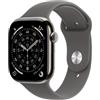 Apple Watch Series 11 GPS + Cellular 46mm Natural Titanium Gehäuse mit Stone Gre