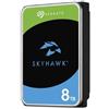 SEAGATE HARD DISK SATA 3.5" 8000GB(8TB) SEAGATE ST8000VX010 SKYHAWK 5900RPM CACHE 256MB