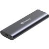 Sandberg USB 3.2 Case for M.2+NVMe SSD Box esterno SSD Nero