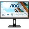 AOC 24P2C 23.8" LED IPS FULL HD 1920 x 1080P 4 MS 75 HZ HDMI DISPLAYPORT USB-C U