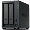 SYNOLOGY NAS TOWER 2X SATA, 2X NVME, MAX 40 CAM, RYZEN R1600, 4GB ECC, 2.5GBE, U