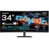 GIGABYTE MO34WQC36 Monitor Gaming Curvo 34" WQHD - 3440 x 1440, 360Hz, 0.03ms, K
