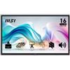MSI PRO MP165DE E6 TV e monitor portatile Nero 39,6 cm (15.6") LED 1920 x 1080