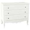 Vicentini arreda COMO CLASSICO PROVENZALE IN LEGNO SHABBY CHIC BIANCO CON POMELLI BRONZO