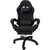 Generico Sedia Gaming Reclinabile Ergonomica con Schienale Regolabile Cuscino Lombare