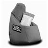 extroitaly Pouf Relax Loft Poltrona Sacco per Sedersi Ergonomico, Pouf a Sacco in Tessuto Antistrappo e Impermeabile, Comoda Poltrona Sacco Moderna, Made in Italy(80x135cm-) (grigio)