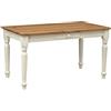 Biscottini Tavolo scrivania legno 140x80x80 cm - Tavolo cucina in massello di tiglio - Tavolo da pranzo per interni ed esterni - Tavolo legno massello con cassetto