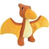 Jemini - Dinosauri JEMINOSAURES Peluche Pteranodon +/-32 cm, 100% riciclo, 024164, marrone