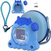 BCWEGION Custodia in silicone morbido e custodia rigida per Tamagotchi Paradise, con pellicola protettiva per lo schermo, cinturino da polso e copertura per tasti
