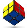 KOSTACHI Speed Cube 2x2, 2x2x2 Cubo Magico Professionale Nero, Rompicapo Torsione 3D, Giocattoli per La Calza per Adulti e Bambini