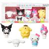 Get Trend Sanrio Hello Kitty Personaggi di 5 Mini Figure da Collezione | My Melody, Kuromi, Cinnamoroll e Pompompurin, Action Figures Giocattolo, Idee Regalo per Bambina