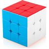 Maomaoyu Speed Cube 3x3 Stickerless, Cubo Magico 3x3x3 Professionale, Puzzle Rompicapo per Adulti e Bambini