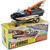 Corgi Giocattoli CD54321062 107 - Bat Boat Con Batman & Robin figure e Die - Cast Trailor speciale Trailor accoppiamento per adattarsi Batmobile RT26701 Scala 1:46 Souvenir Regalo per uomini o donne