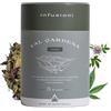 CIME DI MONTAGNA - Tisana per la Notte "Val Gardena" 35g | Infuso naturale con Passiflora, Biancospino, Melissa, Lavanda e Canapa | Prodotto Artigianale Made in Italy