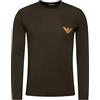 Emporio Armani Maglietta Uomo 111023 0A526, T-Shirt Manica Lunga, Girocollo