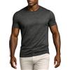 Leif Nelson LN6353 T-Shirt da uomo, semplice, con girocollo e manica corta, slim fit