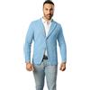 CLASSE77 Blazer in Cotone, Giacca Jacket da Uomo Slim Fit - Punto Cucitura Chicco di Riso - Artigianale, Made in Italy - Casual, Classica Sportiva