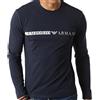 Emporio Armani Maglietta Uomo 111984 2F525, T-Shirt Manica Lunga, Girocollo