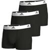 Adidas Trunk da Uomo (Confezione da 3) - Active Flex Cotton - Boxer | Taglie: S - 3XL, biancheria intima comoda