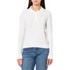 Lacoste Regular Fit Ribbed Knit Polo Shirt Maglione Donna (Pacco da 1)