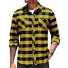 COOFANDY Camicia di flanella da uomo, a maniche lunghe, a quadretti | Camicia da carpentiere da uomo, a quadretti, per il tempo libero, da lavoro, vestibilità regolare, casual