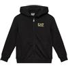 Emporio Armani EA7 Felpa da Bambini e Ragazzi Core Identity Boy in Cotone Felpato, 7B000162