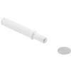 GTV Push to Open AM-OWM-KR-MG-10 - Ammortizzatore magnetico per mobili, diametro 10 mm, con piastra adesiva, bianco, per frontali senza maniglie, montaggio a foratura