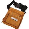 Amtech Am-Tech - Cintura portautensili in pelle, 6 tasche