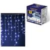High-Tech TENDA A CADUTA CON 504 LUCI LED IN COLORE BIANCO GHIACCIO