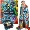 Get Trend Minecraft Coperta Pile Flanella, Coperta Morbida 130x150 cm | Ideale per Caldo Plaid Divano, Letto o Viaggio, Certificata OEKO-TEX , Idea Regalo per Bambini e Ragazzi