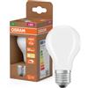 OSRAM Lampadina LED forma Classic A75 filamento 5W E27 opaca | LED Classic A 75 Filament DIM Energy efficiency class A, LED Lamps, bianco, 50000 h, confezione da 1