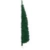 Homgoday Albero di Natale artificiale per angolo, 120 cm/150 cm/180 cm/210 cm/240 cm, in PVC difficilmente infiammabile, montaggio rapido, pieghevole, include supporto in metallo verde, 150 cm